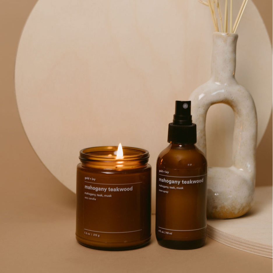 Perfume Spray Mahogany Teakwood Concentrated Room Spray Bath And