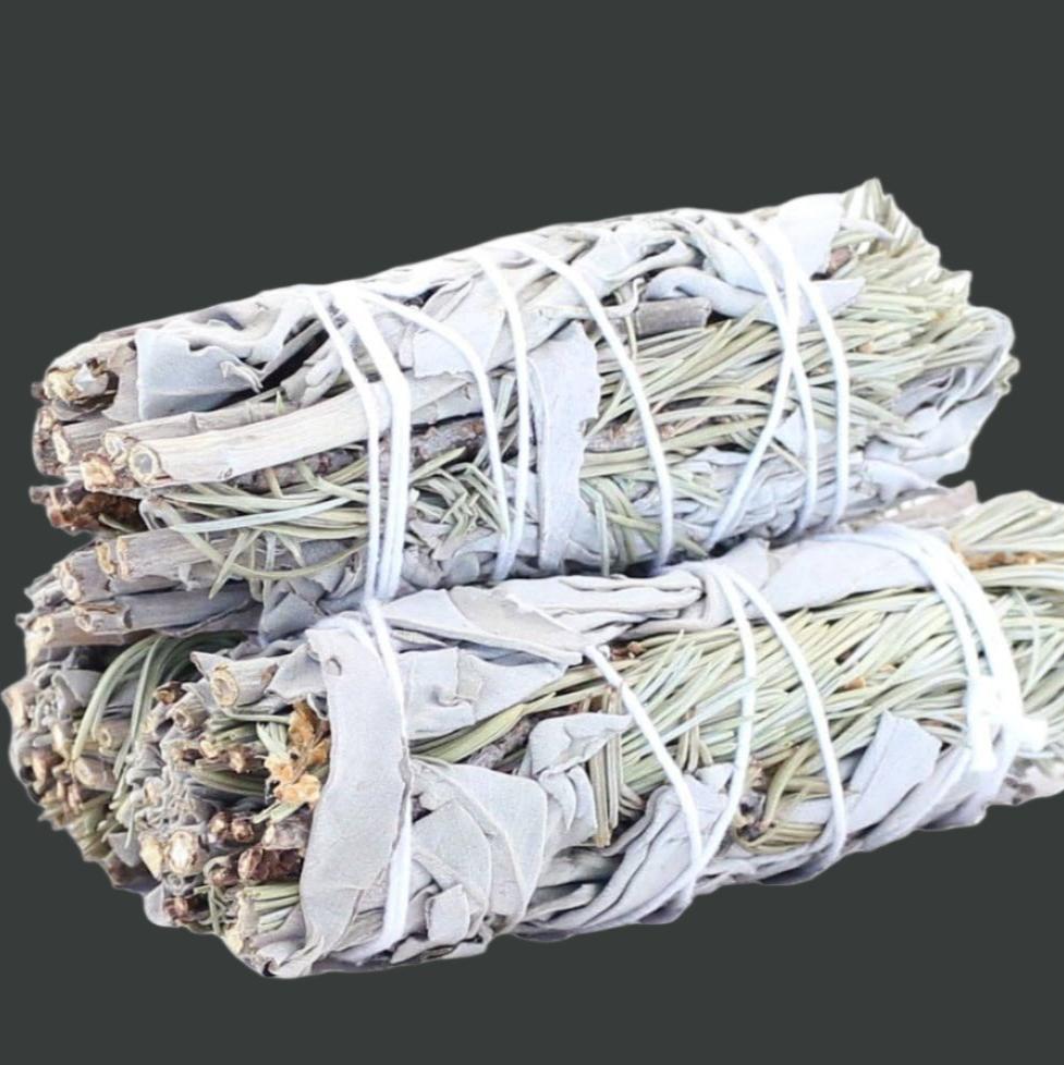 White Sage & Pine Smudge Stick