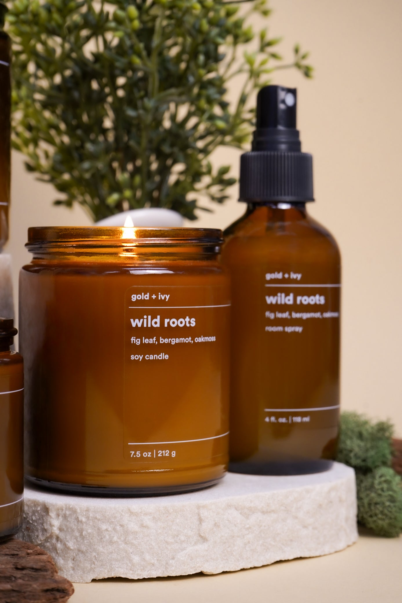 wild roots – gold + ivy