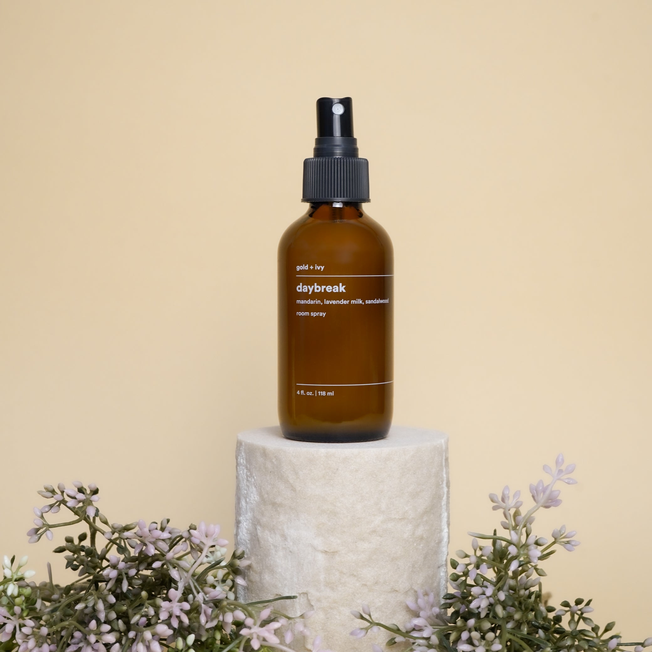 daybreak room + linen spray – gold + ivy