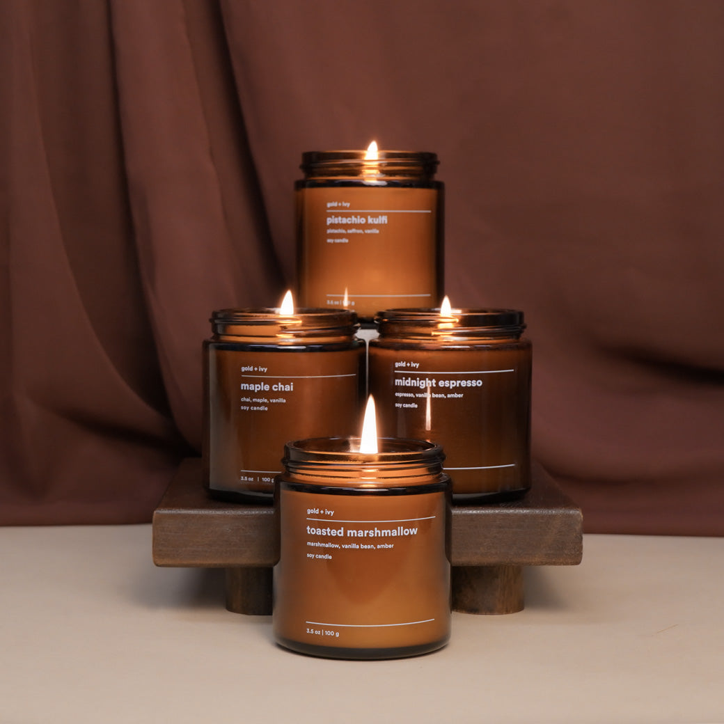 café candle set