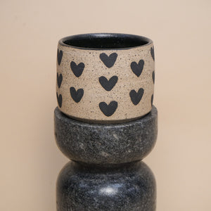 handmade ceramic candle (gold + ivy x hfb ceramics)