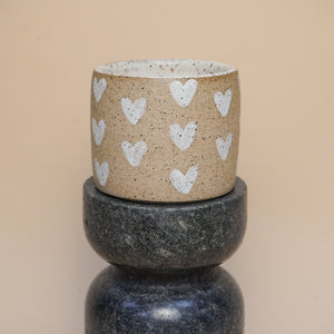 handmade ceramic candle (gold + ivy x hfb ceramics)