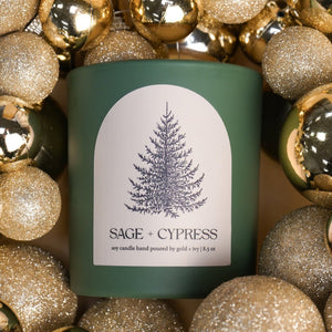 SAGE + CYPRESS CANDLE