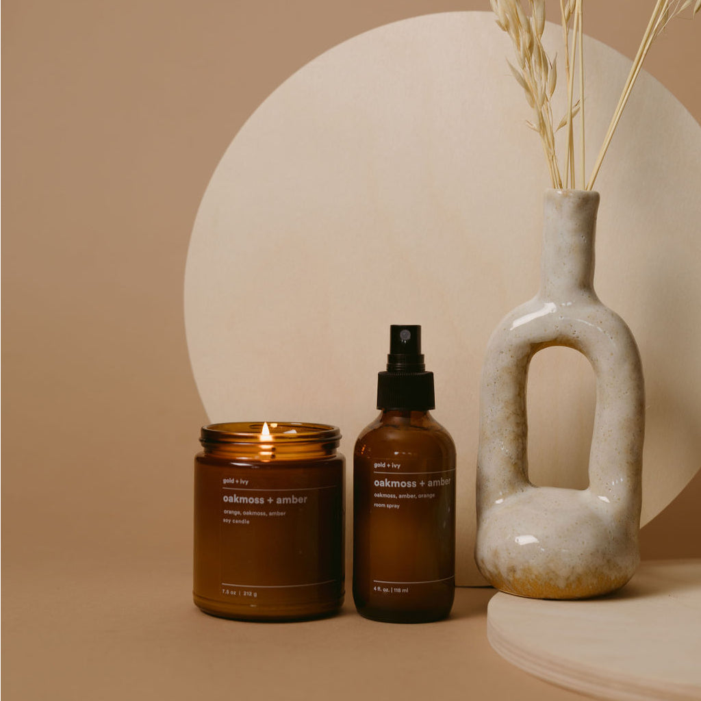 oakmoss + amber – gold + ivy